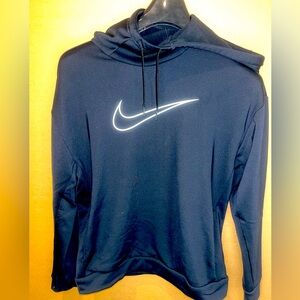 Women’s Nike Black Hoodie Size Small RN #56323 High Neck